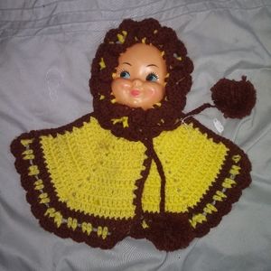 Vintage crochet pot holders